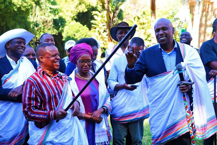 Gideon Moi & Zahra Moi beam with pride as son Kimoi Moi weds in lavish ceremony
