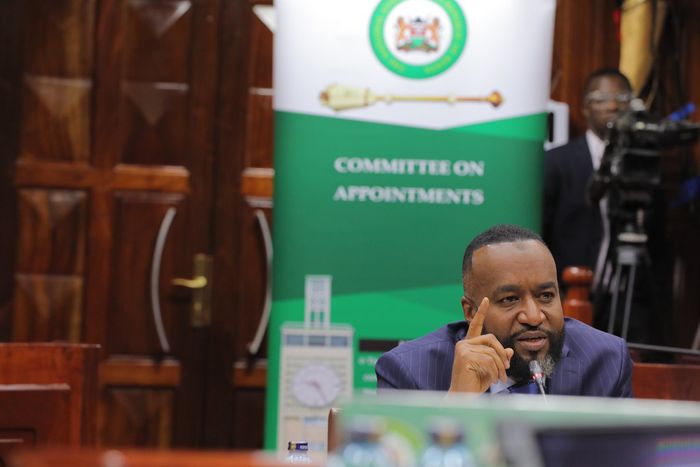 Hassan Joho appeared before the National Assembly Committee on Appointments