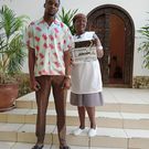 'Sultana' actors Verity Luvandwa Wakilo 'Asya'  and Othman Njaidi 'JJ'