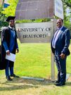 Wycliffe Oparanya with his son Ian Oparanya