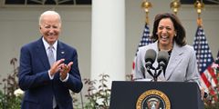 President Joe Biden (left) and Vice President Kamala Harris (right).Saul Loeb/AFP via Getty Images