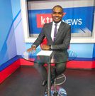 NTV journalist Brian George Otieno during his days at KTN