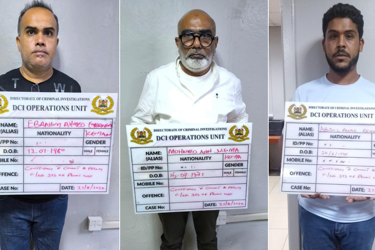 Three individuals have been charged at the Milimani Law Courts for their alleged involvement in a sophisticated fraud scheme that swindled a Pakistani national out of over Sh116 million.