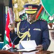 Inspector General of Police Douglas Kanja when he took oath of office