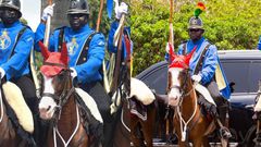Ghana Police mourns the death of one of its horses, P/H Corporal Queen Mother