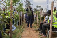 President William Ruto when he launched the Climate Resilience Service Program (CRSP) on September 12, 2024 in Korogocho, Nairobi County.