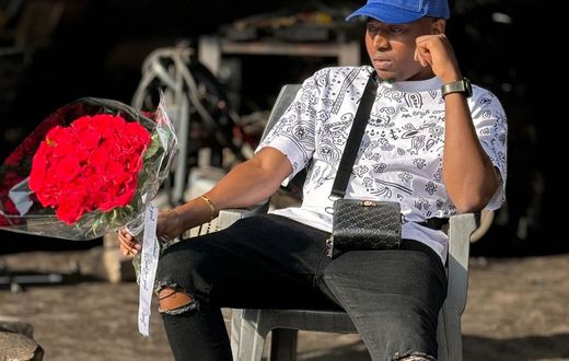 Baba Talisha’s emotional video visiting scene of accident that killed his wife