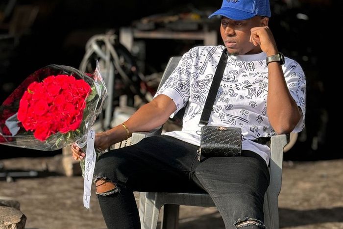 Baba Talisha’s emotional video visiting scene of accident that killed his wife