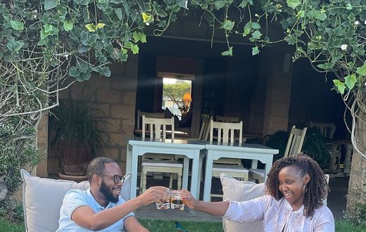 Kate Actress and Mike Mwangi