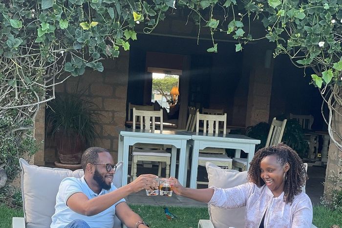 Kate Actress and Mike Mwangi