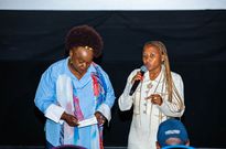 Hon. Millie Mabona, MP Suba North and Njeri Maina, the Women Representative Kerugoya at the premier of Badili Africa’s documentary film, The King Makers: Unseen Faces, Unheard Voices