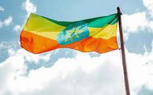 The Ethiopian flag