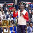 President William Ruto during a town hall on the Higher Education Government Student Scholarship university funding model held at KICC on August 25, 2024