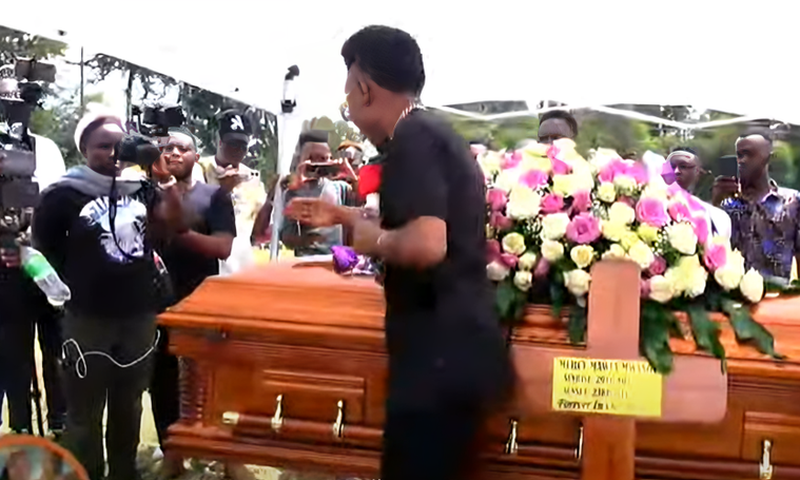Mbaitu FM presenter Mercy Mawia is finally being laid to rest today at her home in Nyahururu.