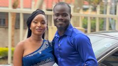 Mulamwah with his wife Ruth K