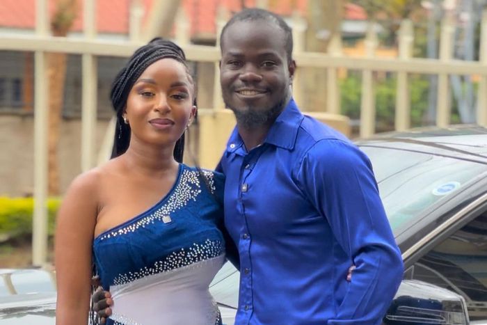 Mulamwah with his wife Ruth K