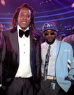 Jay-Z and Kendrick Lamar at the 2023 Grammys