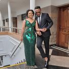 DJ Mo and his wife Size 8