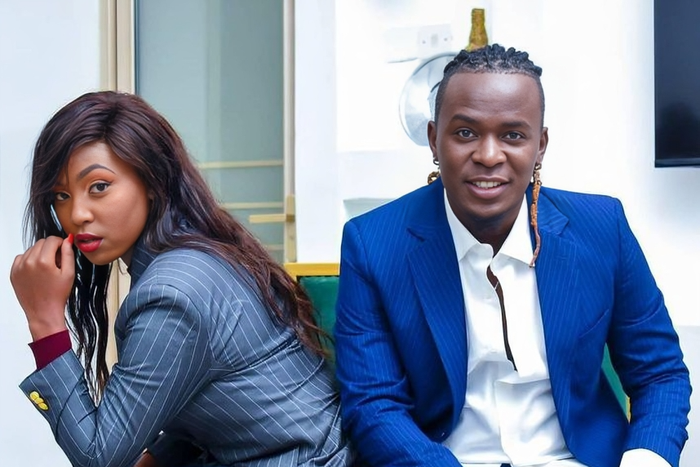 A past image of Saldido International Records label CEO Willy Paul and his former signee Telani 'Queen P'
