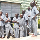 Inmates in a prison in Kenya