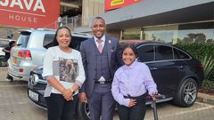 Bishop Muthee Kiengei, his ex wife Keziah Wa Kariuki and their daughter