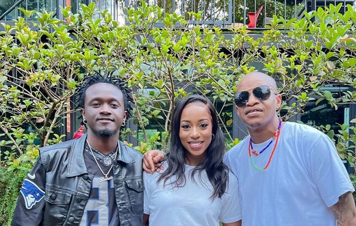 Bahati, his wife Diana Marua and singer Prezzo