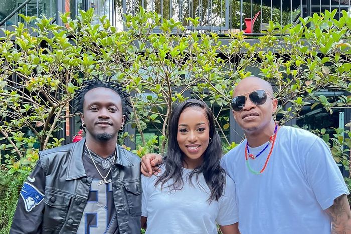 Bahati, his wife Diana Marua and singer Prezzo