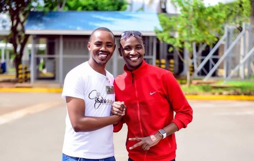 Samidoh and his former manager Moses Marite