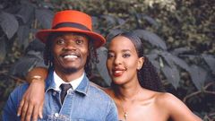 Juliani with wife Lillian Nganga