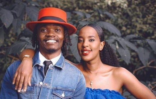 Juliani with wife Lillian Nganga