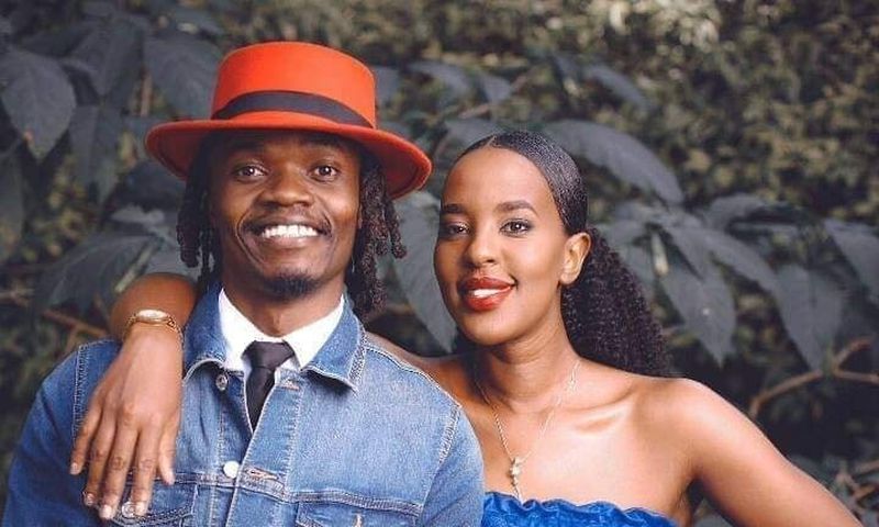Juliani with wife Lillian Nganga