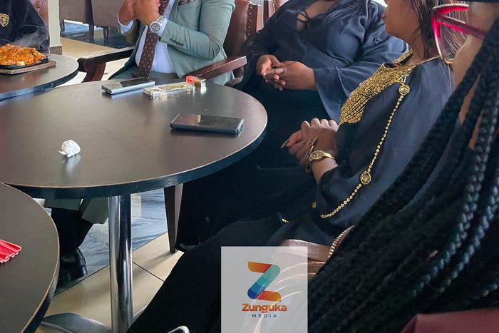 Bishop Muthee Kiengei and Lizz Wangui, during a meeting with content creator Pritty Vishy, and her manager on September 4, 2024