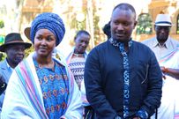 Gideon Moi & Zahra Moi beam with pride as son Kimoi Moi weds in lavish ceremony