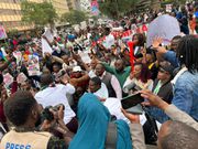 Journalists from different media houses marched through the streets in Nairobi on Wednesday to present their demands