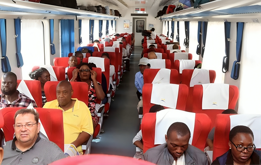 Passengers in the Standard Gauge Railway