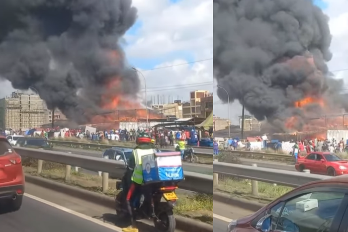 Mysterious fire destroys furniture shop in Kasarani