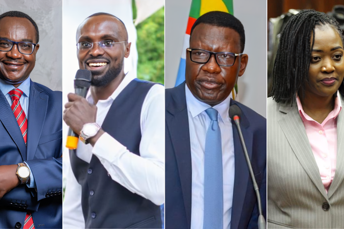 CS nominees Julius Ogamba Migos, Eric Mugaa, Davis Chirchir and Soipan Tuiya