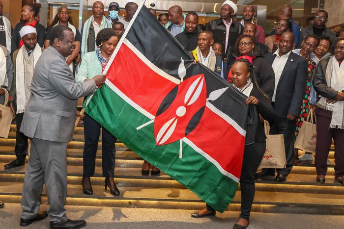 "Prime CS Musalia Mudavadi sends off a cohort of Kenyan teachers who have secured job placements in various district schools across the United States of America."