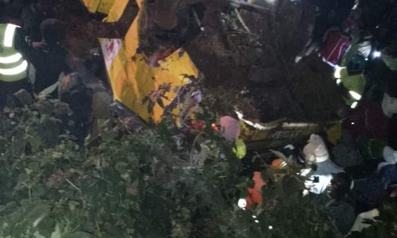 Several people feared dead in Gitaru after school bus and trailer crash