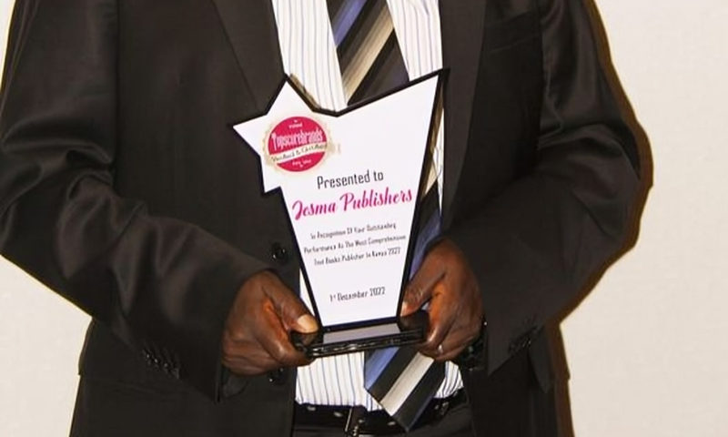 The late Jesma publishers found Jesse Waweru