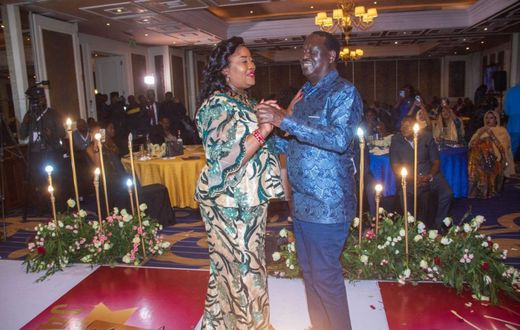 Mama Ida Odinga and former Prime Minister Raila Odinga