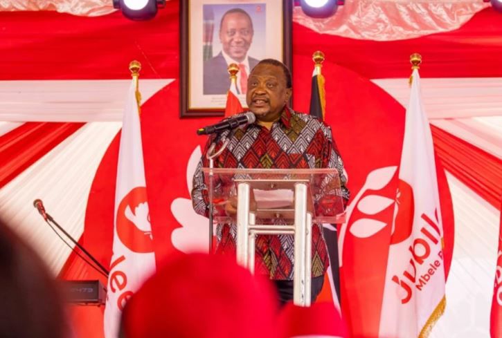 Former President Uhuru Kenyatta addressing the Jubilee Party National Delegates Conference (NDC)on September 26, 2025