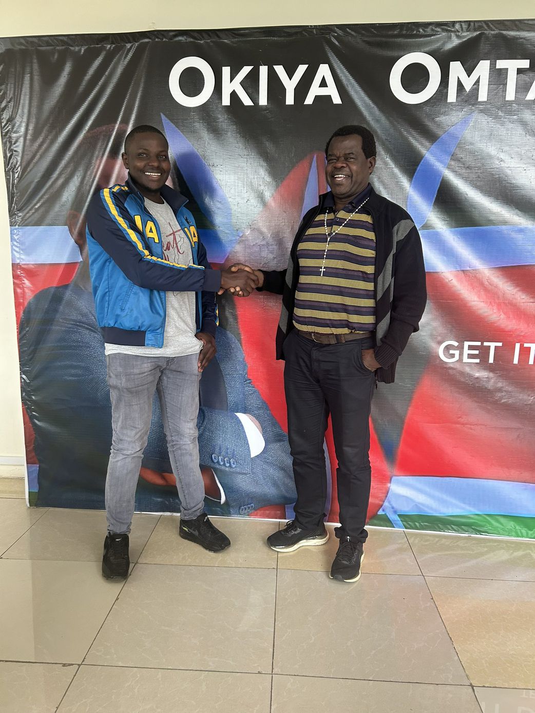 Okiya Omtatah and Kibet Bull