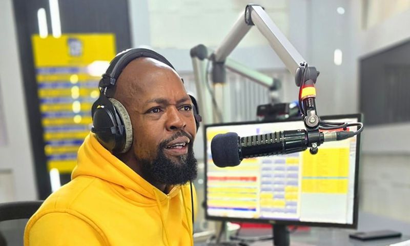 Radio 47 presenter Alex Mwakideu