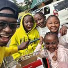 Oga Obinna with his 4 children