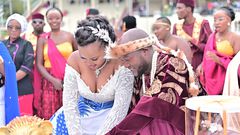 Media personality with his wife, Irene Renoi during their grand wedding in April 2024