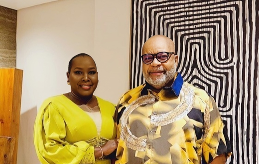 Kenyan Gospel singer Emmy Kosgei with her Nigerian husband Apostle Anselm Madubuko