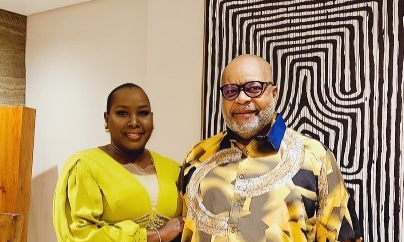 Kenyan Gospel singer Emmy Kosgei with her Nigerian husband Apostle Anselm Madubuko