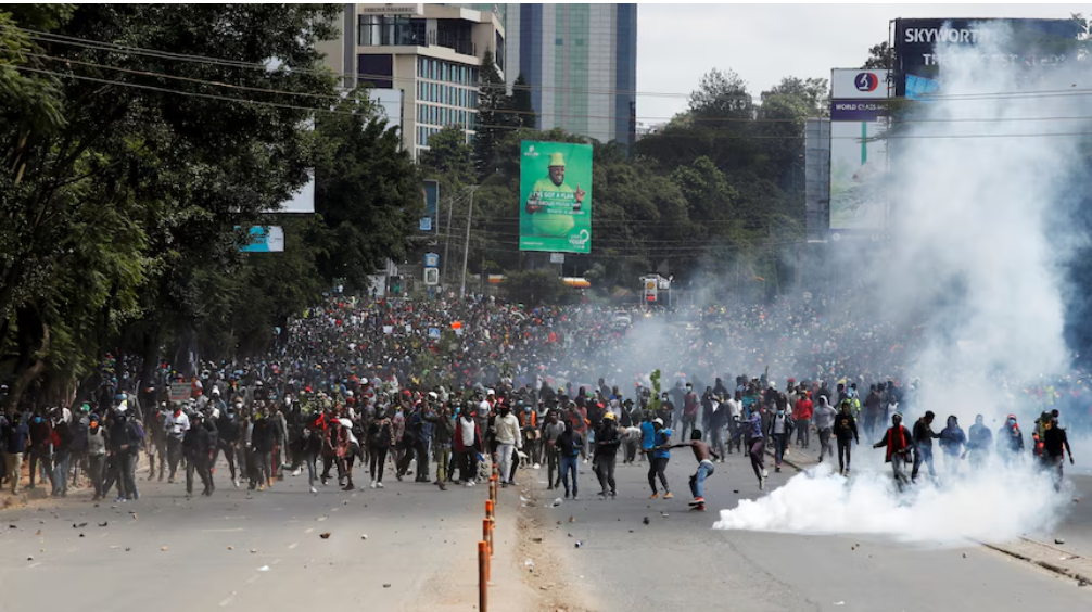 Finance Bill 2024 protestors