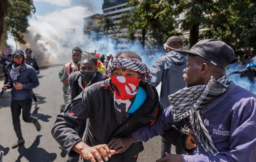 Finance Bill 2024 protestors